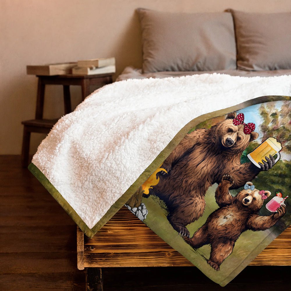 Life Is Better By The Campfire Blanket - Personalized Blanket