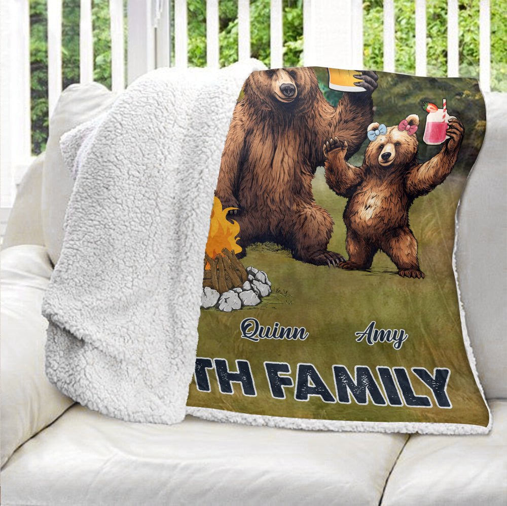 Life Is Better By The Campfire Blanket - Personalized Blanket