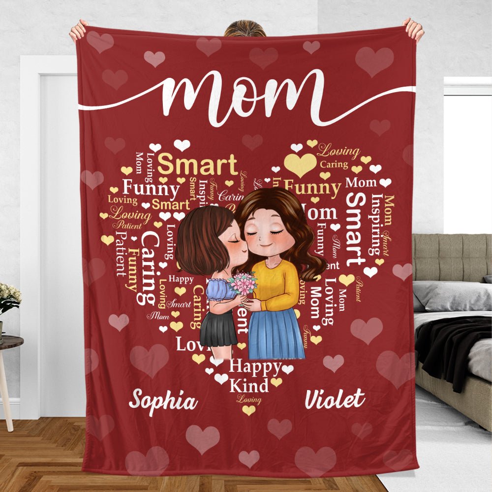 Loving Mom - Personalized Blanket - Best Gift For Mom - Giftago