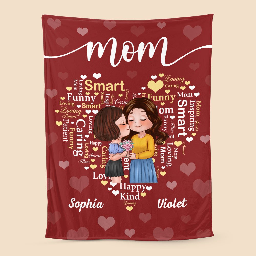 Loving Mom - Personalized Blanket - Best Gift For Mom - Giftago