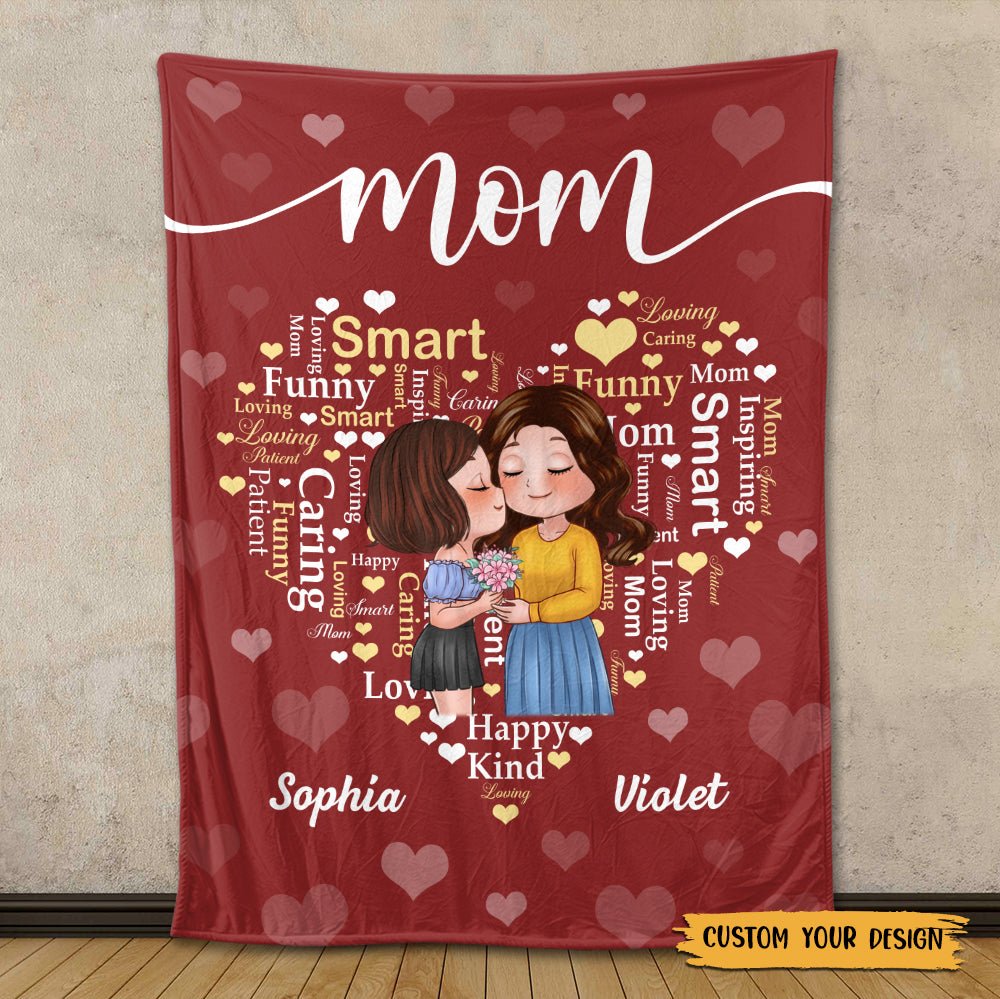 Loving Mom - Personalized Blanket - Best Gift For Mom - Giftago