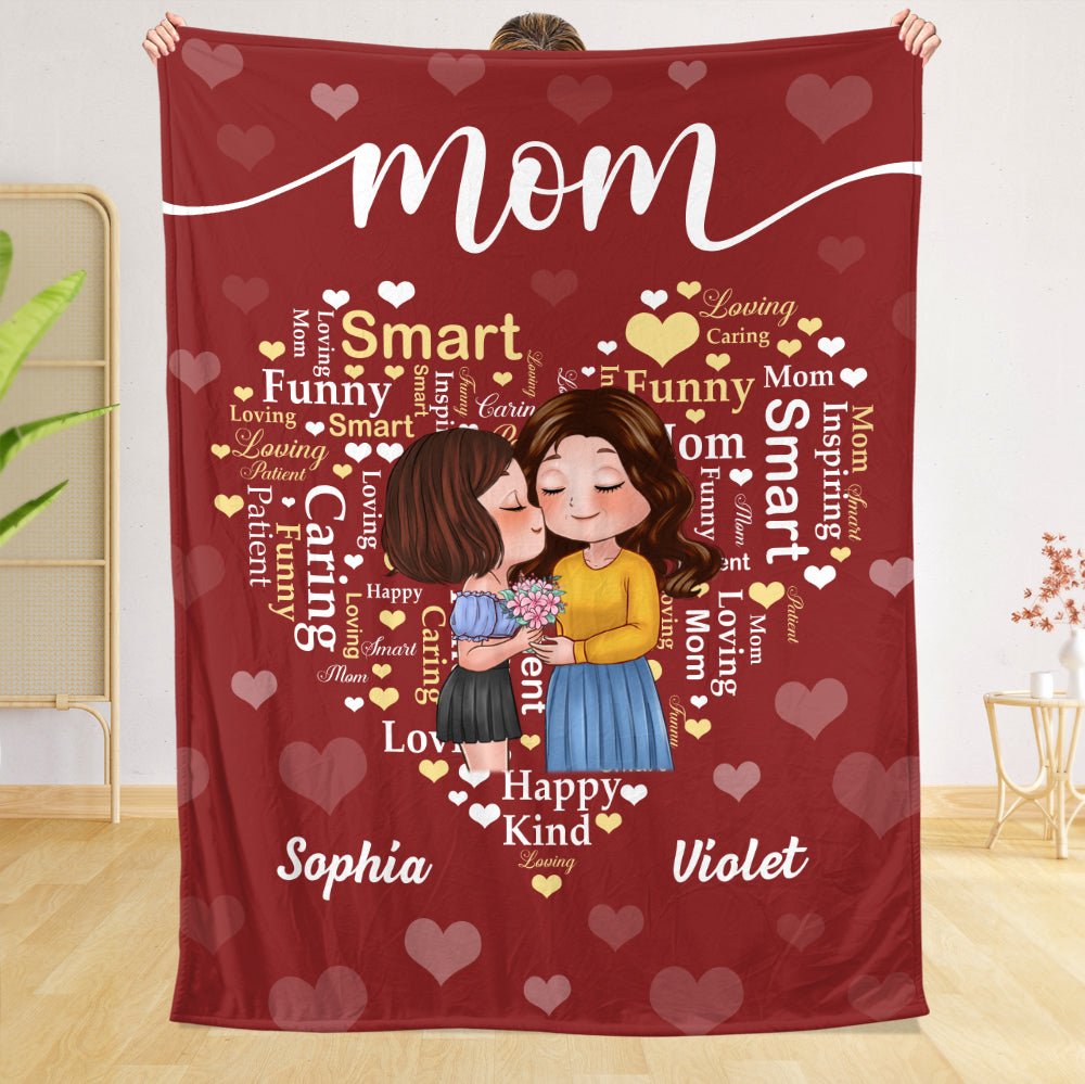 Loving Mom - Personalized Blanket - Best Gift For Mom - Giftago