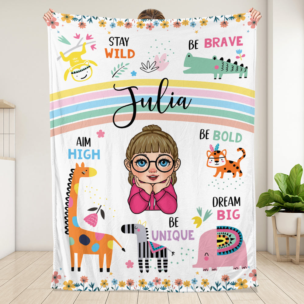 Stay Wild Blanket - Personalized Blanket