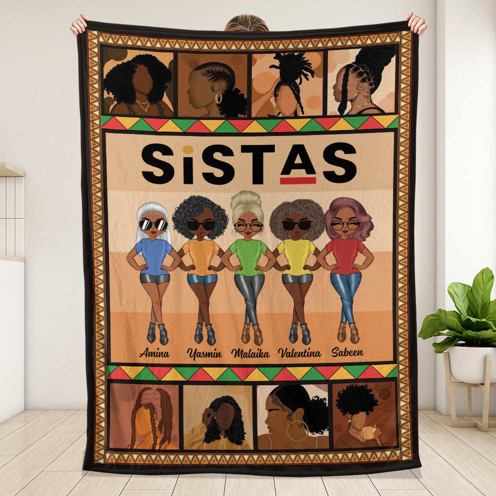 Sistas - Personalized Blanket - Giftago