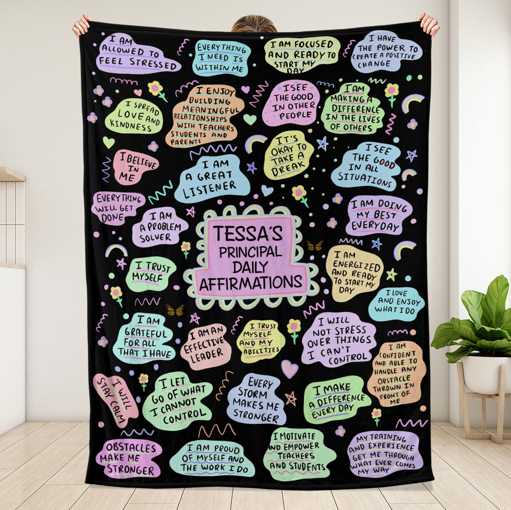 Positive Self-love Blanket - Personalized Blanket