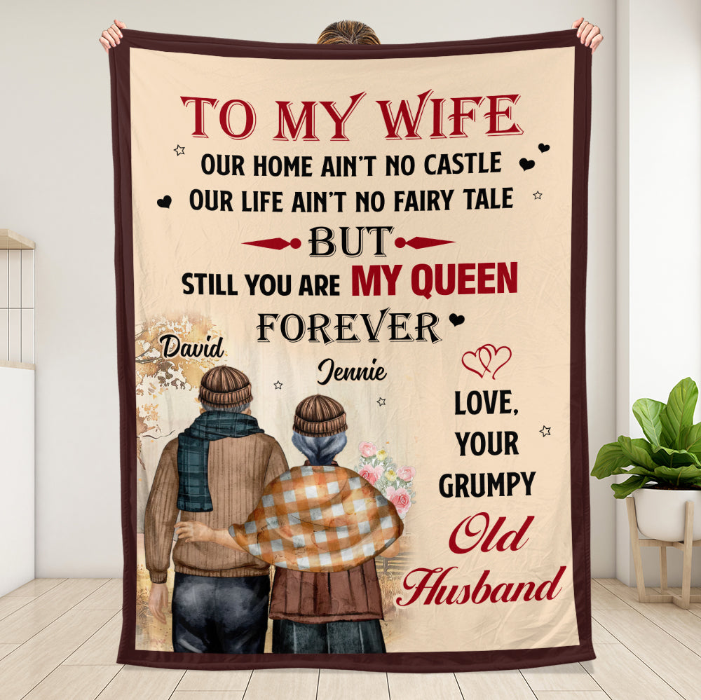 To My Wife Blanket - Personalized Blanket