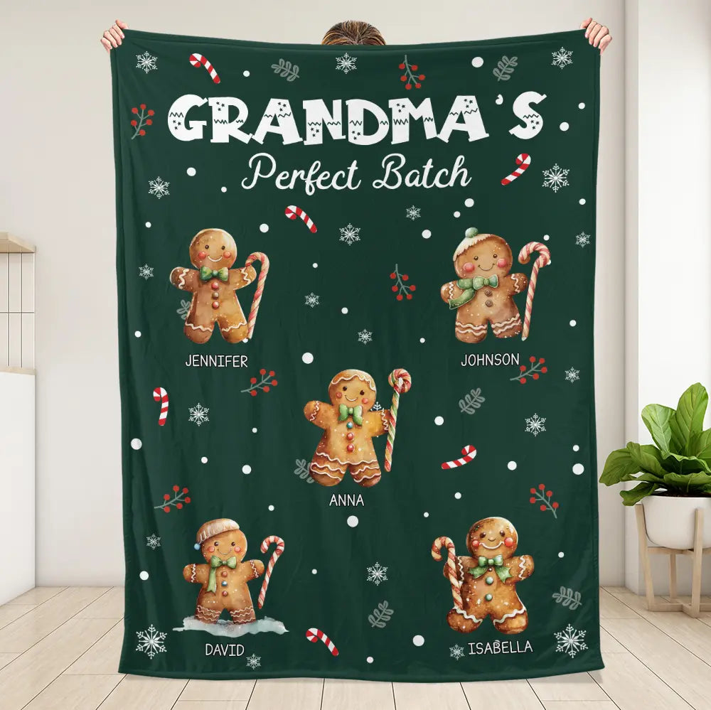 Christmas Grandma's Perfect Batch - Personalized Blanket