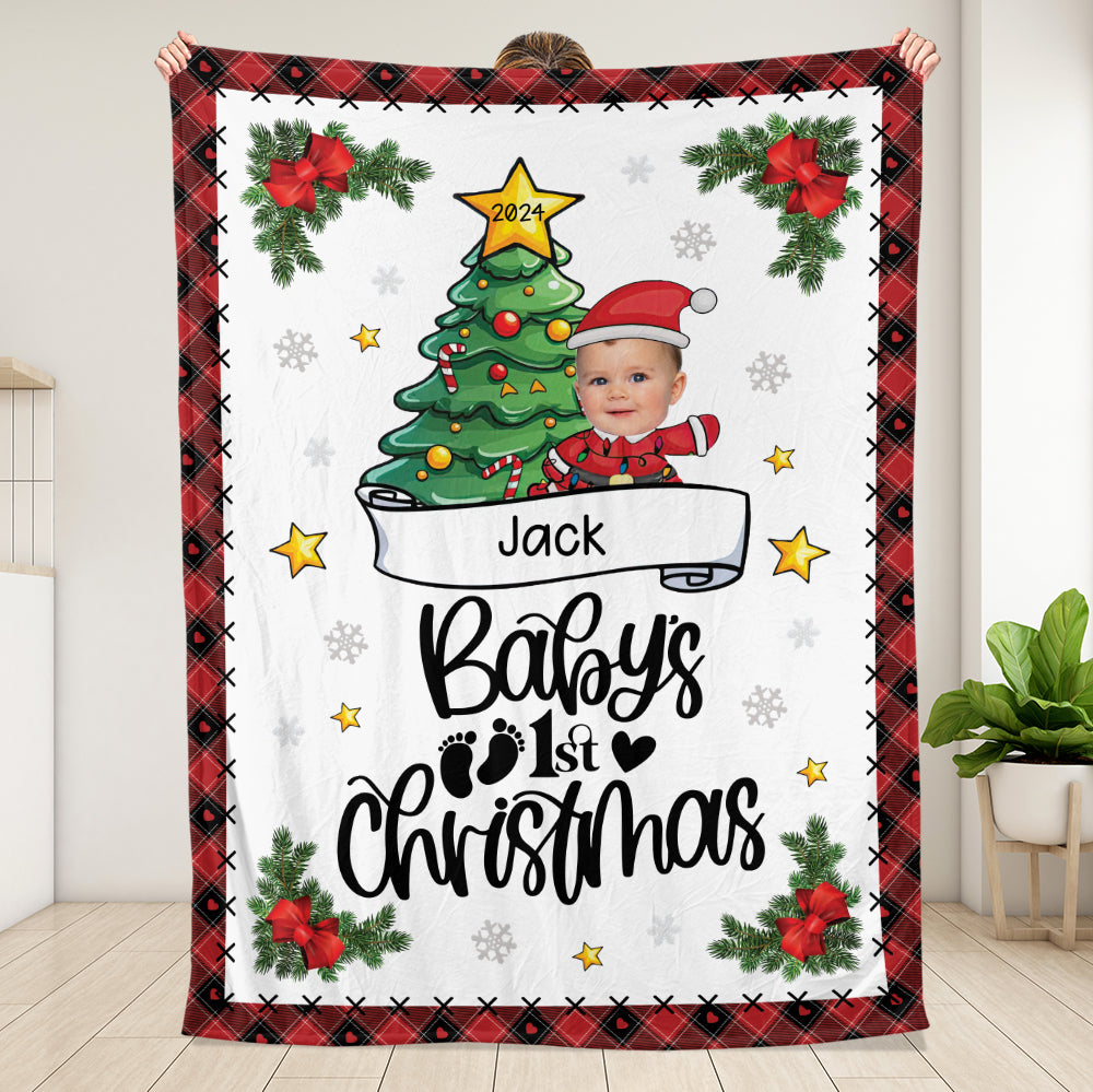 Baby's 1st First Blanket - Personalized Blanket