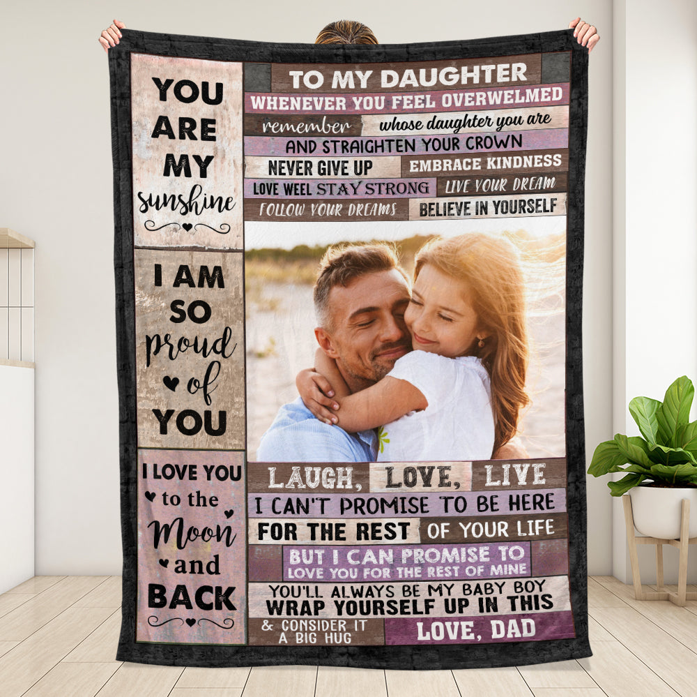 I Am So Proud Of You My Little Sunshine Blanket - Personalized Blanket