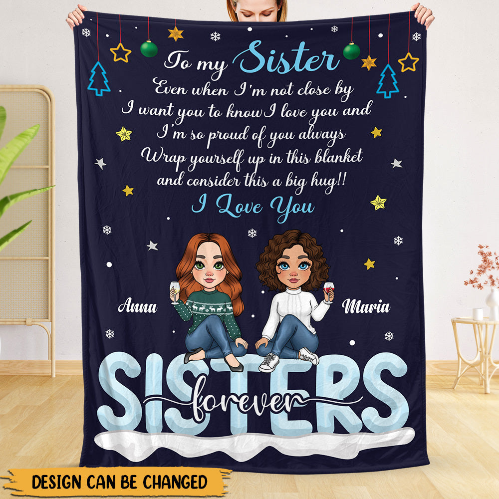 To My Sister - Personalized Blanket - Best Gift For Sister, For Christmas - Giftago