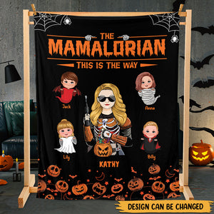 The Mama/Dadalorian This Is The Way - Personalized Blanket - Best Gift For Halloween - Giftago