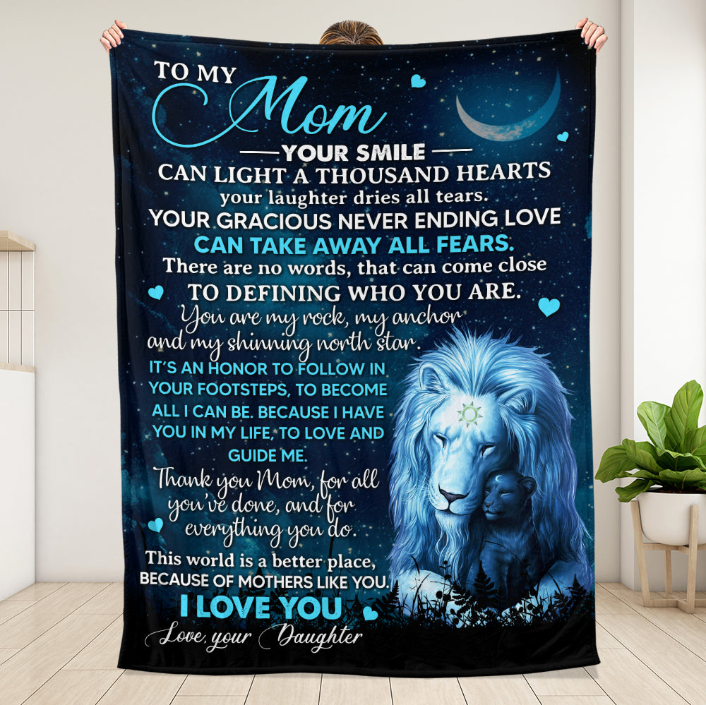 To My Mom Blanket, Gift For Mom Blanket - Personalized Blanket