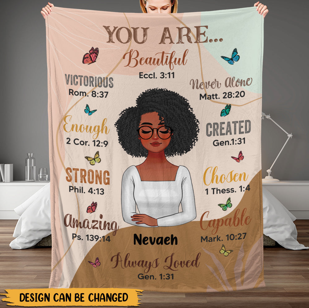 You Are... - Personalized Blanket - Best Gift For Mother, Grandma - Giftago