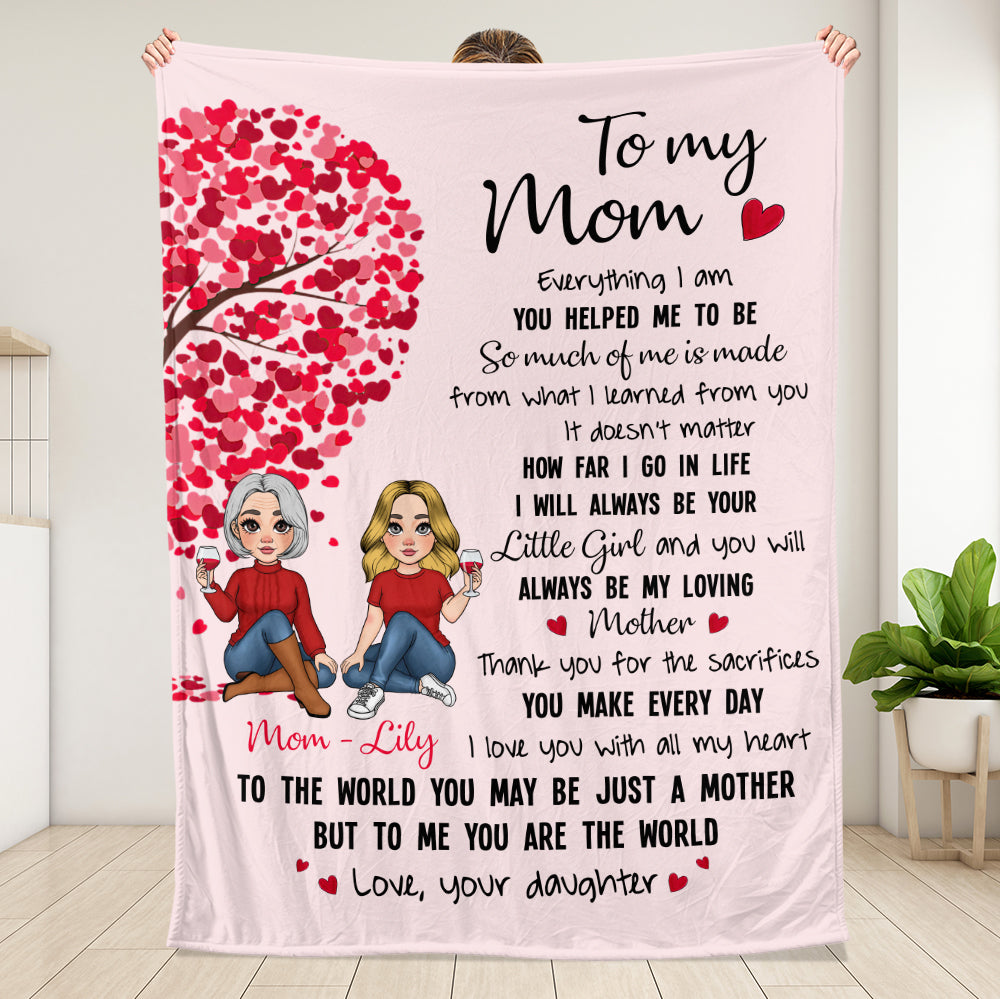 Best Mom Ever, Gift For Mom Blanket - Personalized Blanket