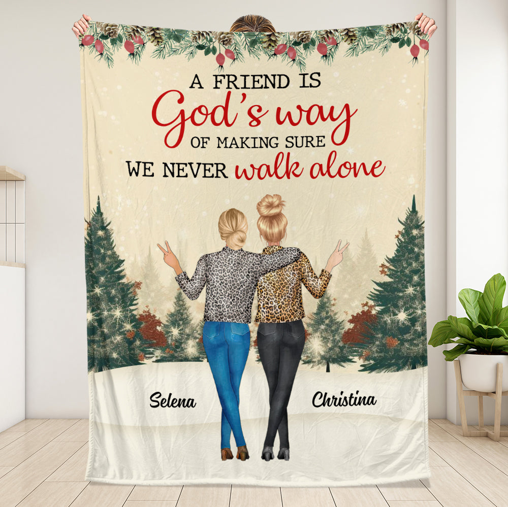 We Never Walk Alone Blanket - Personalized Blanket