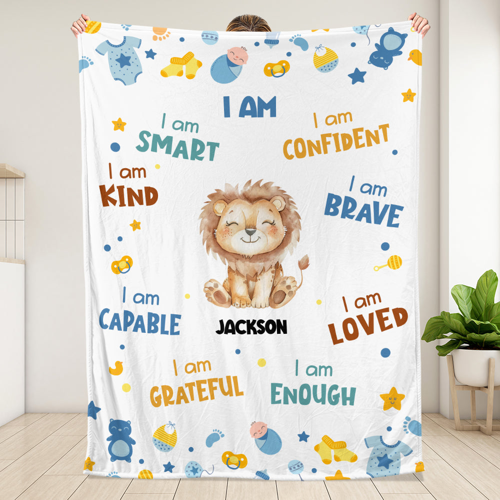 Baby Animal Blanket - Personalized Blanket