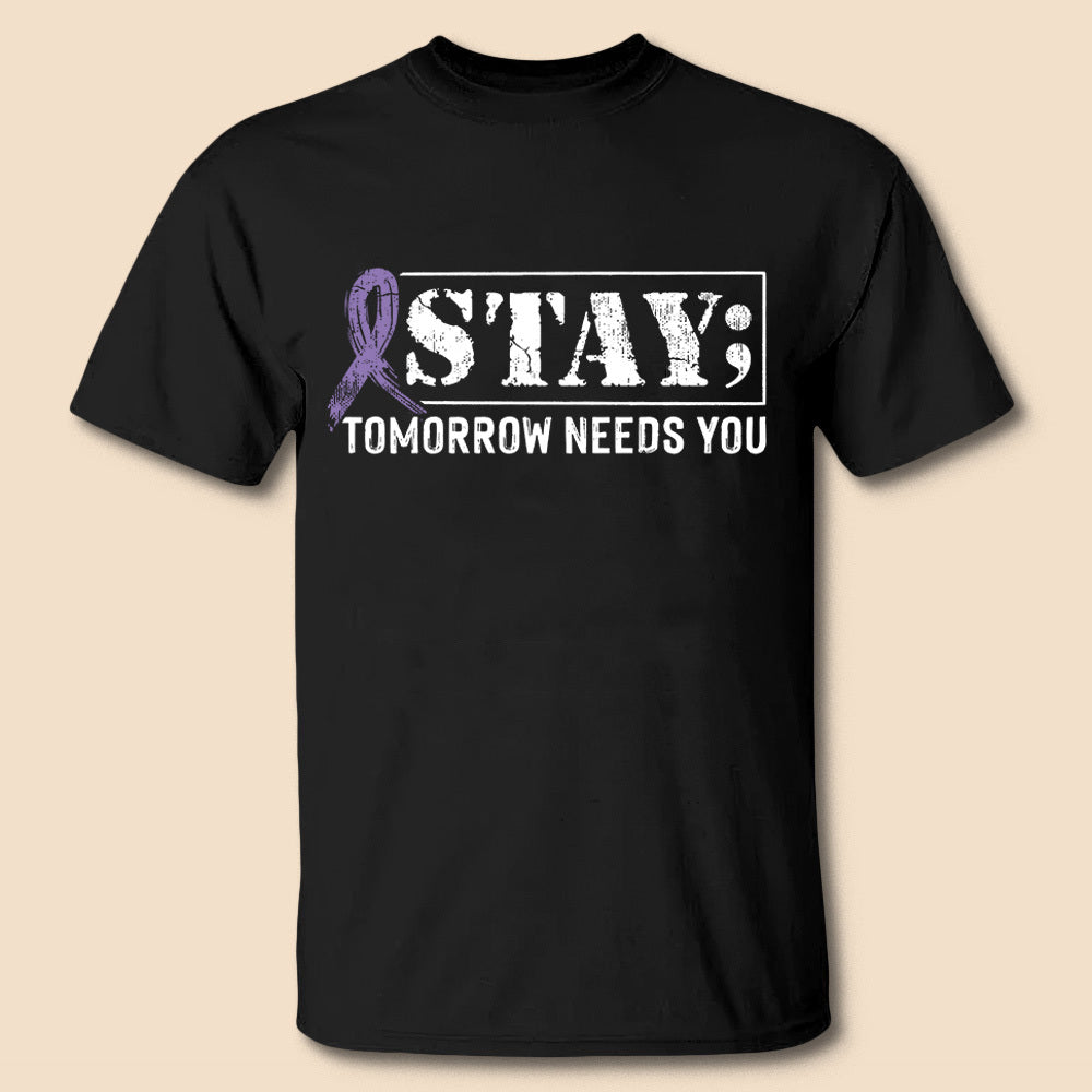 Stay, Your Story Isn't Over T-Shirt/Hoodie - Mental Health Awareness T-shirt - Giftago
