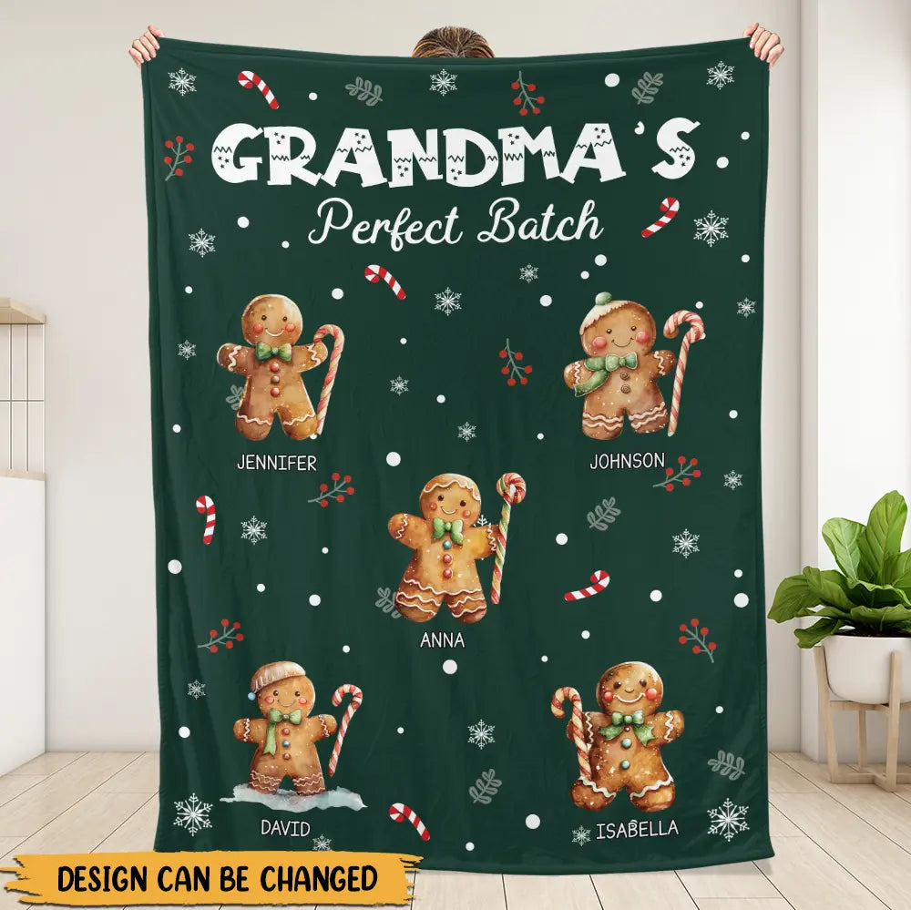 Christmas Grandma's Perfect Batch - Personalized Blanket