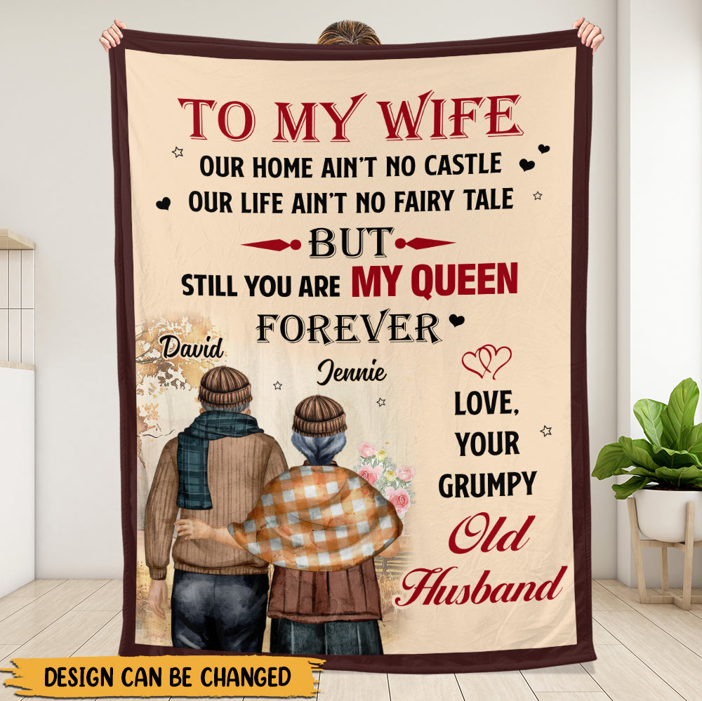 To My Wife Blanket - Personalized Blanket