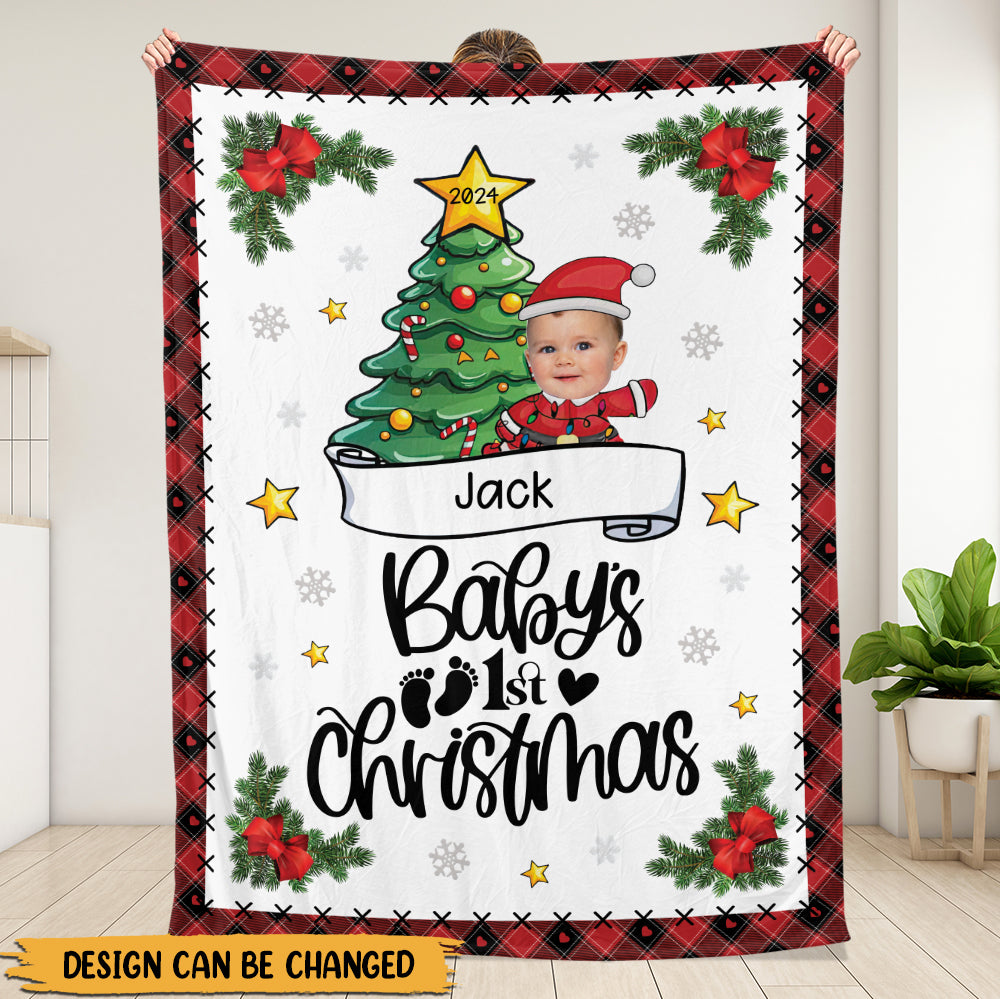 Baby's 1st First Blanket - Personalized Blanket
