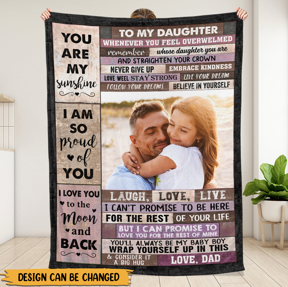 I Am So Proud Of You My Little Sunshine Blanket - Personalized Blanket