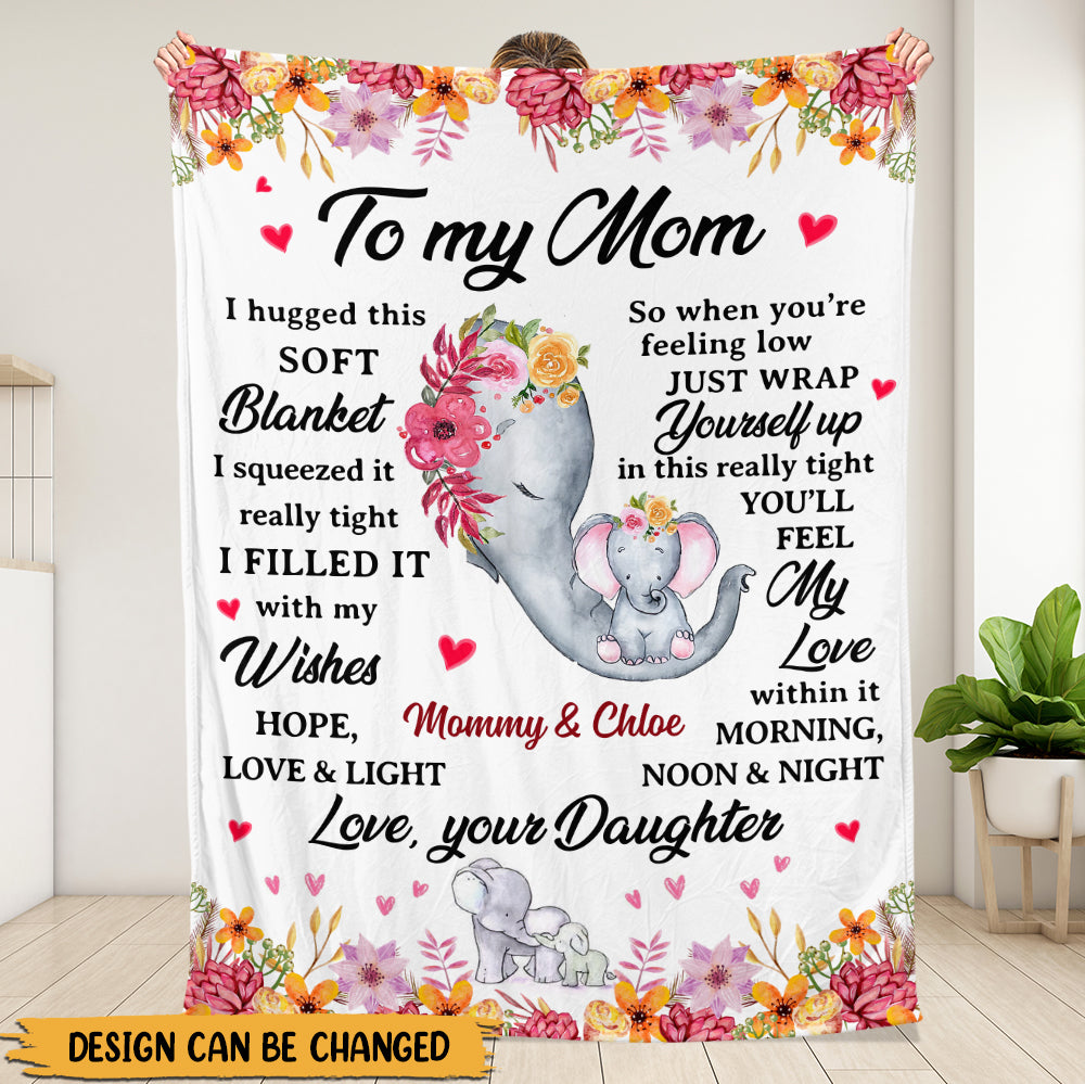 My Best Mom, Gift For Mom Blanket - Personalized Blanket
