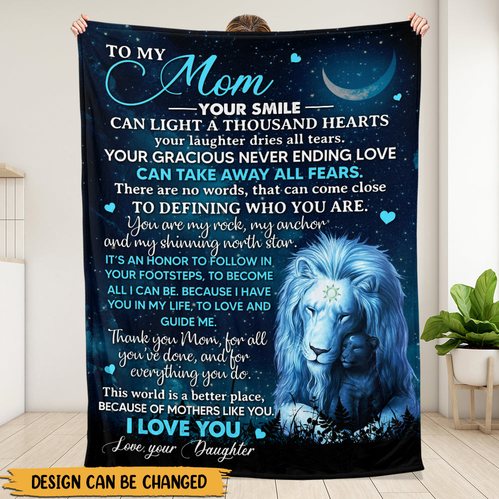 To My Mom Blanket, Gift For Mom Blanket - Personalized Blanket