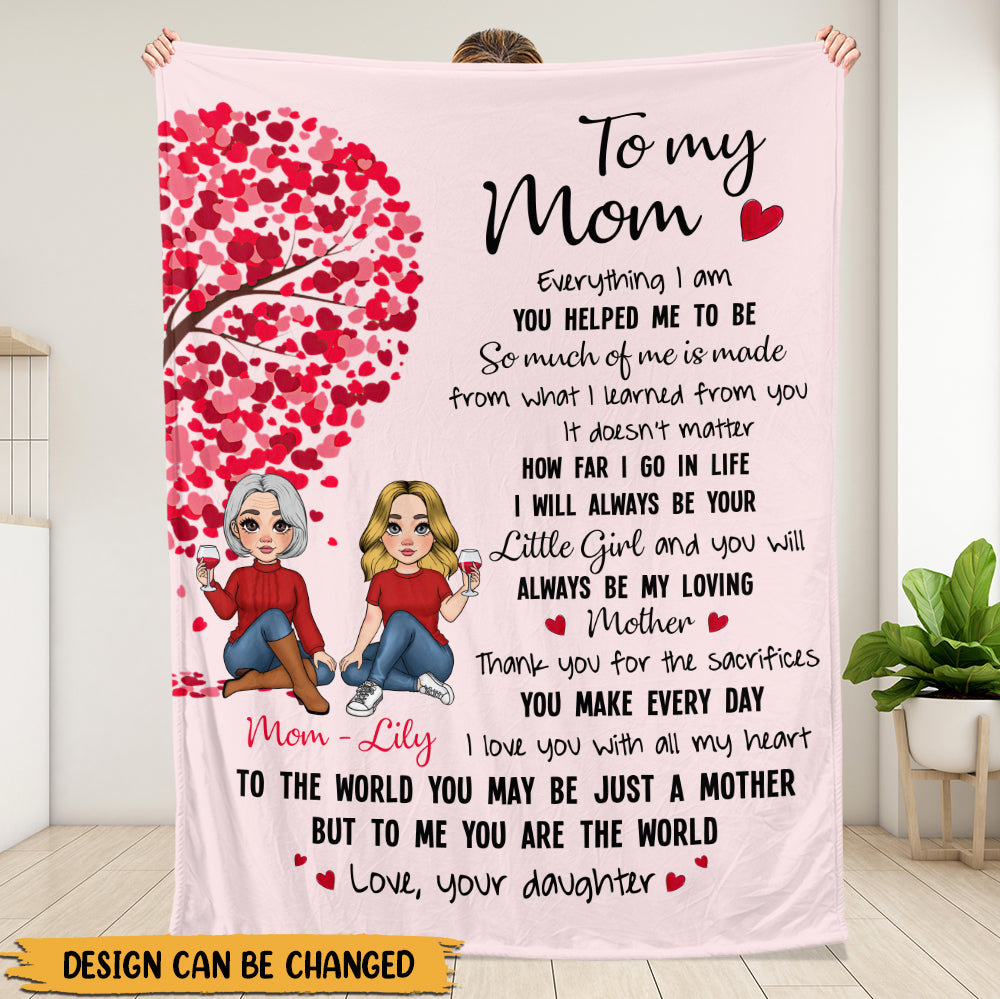 Best Mom Ever, Gift For Mom Blanket - Personalized Blanket