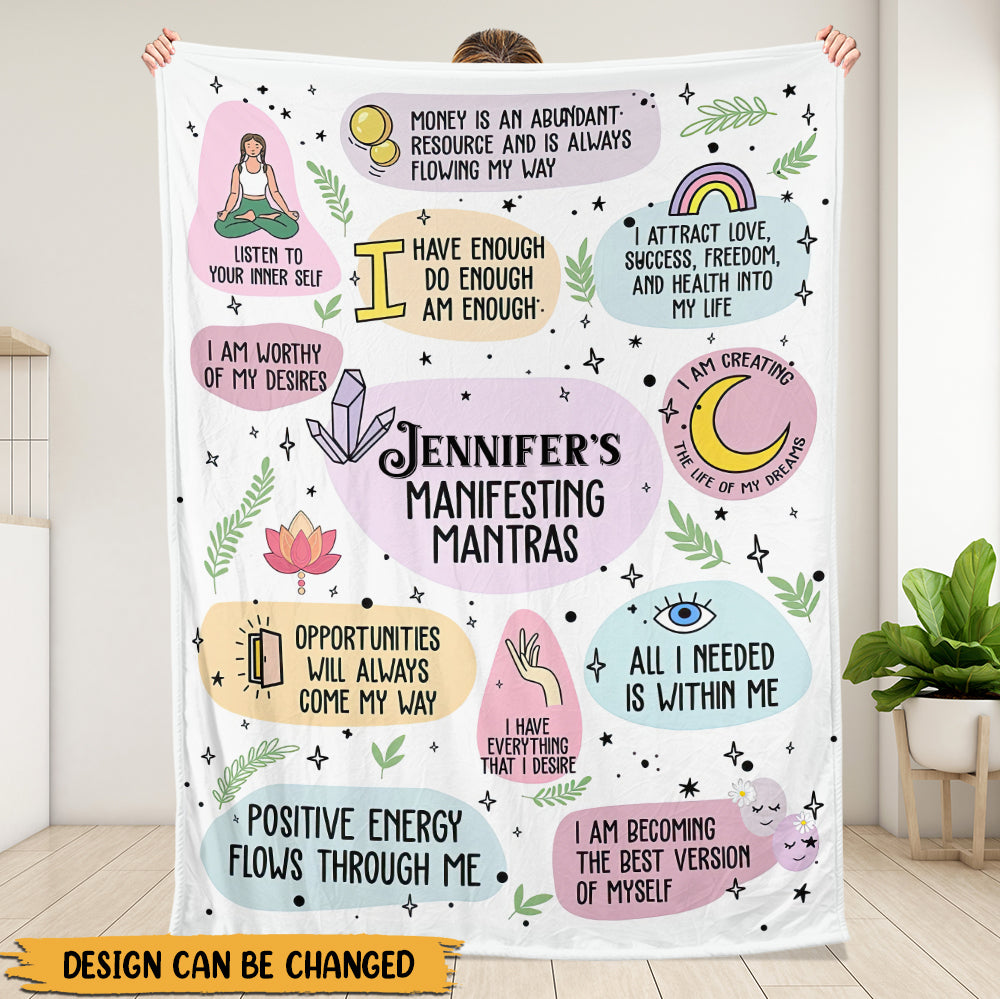 Manifesting Blanket - Personalized Blanket