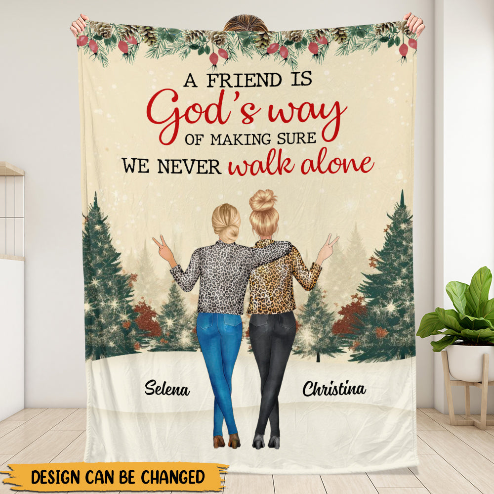 We Never Walk Alone Blanket - Personalized Blanket