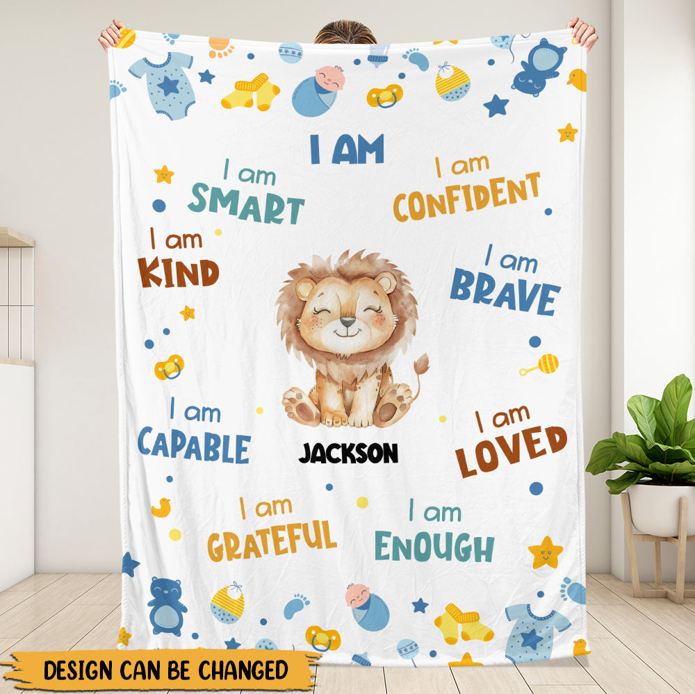 Baby Animal Blanket - Personalized Blanket