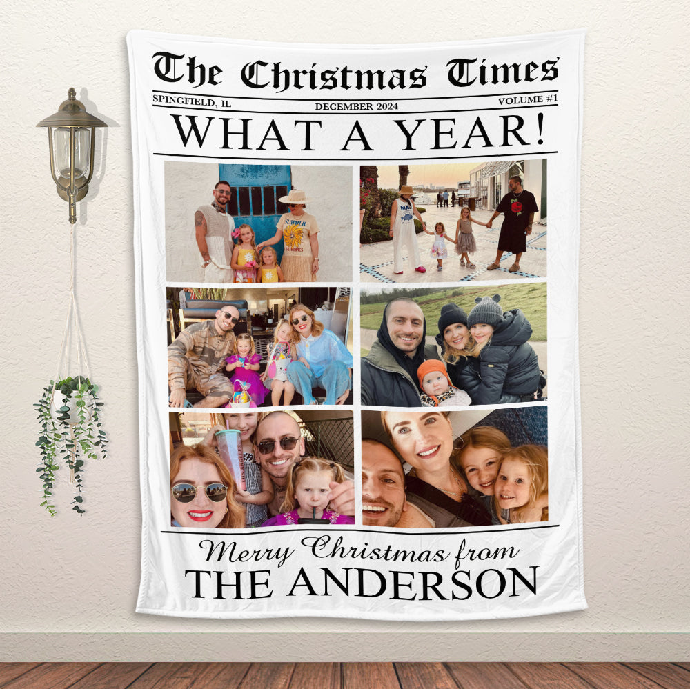 Christmas Time Blanket - Personalized Blanket
