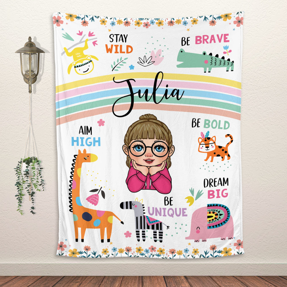 Stay Wild Blanket - Personalized Blanket