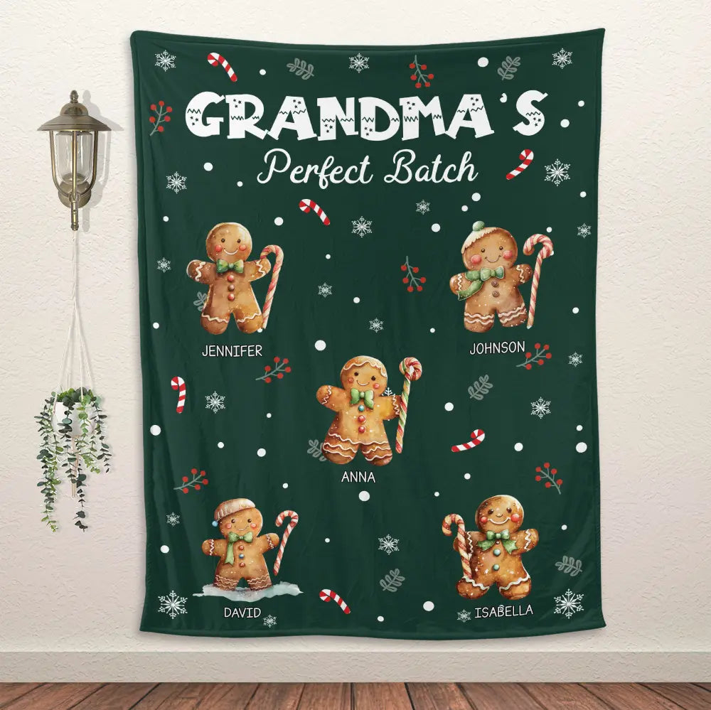 Christmas Grandma's Perfect Batch - Personalized Blanket