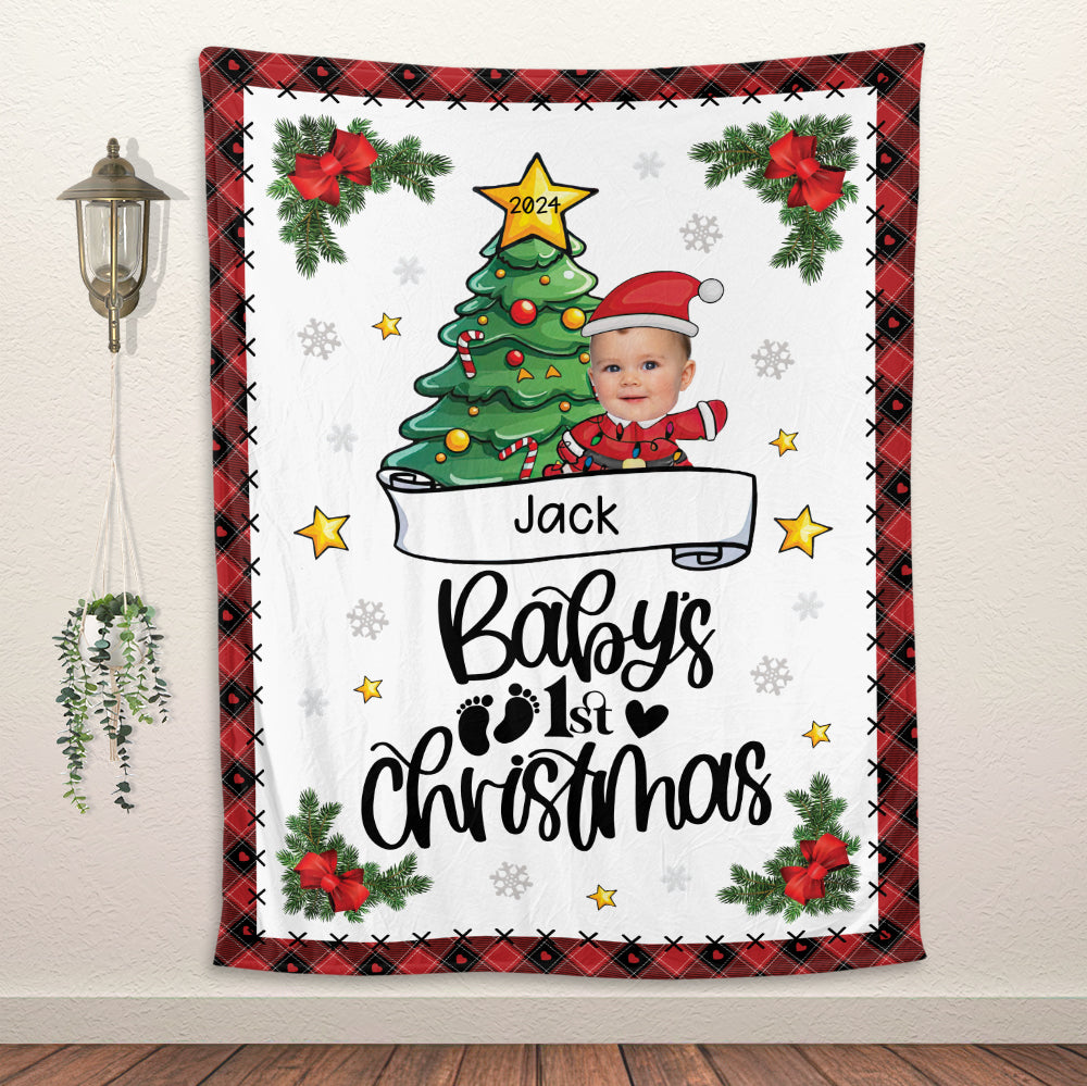 Baby's 1st First Blanket - Personalized Blanket