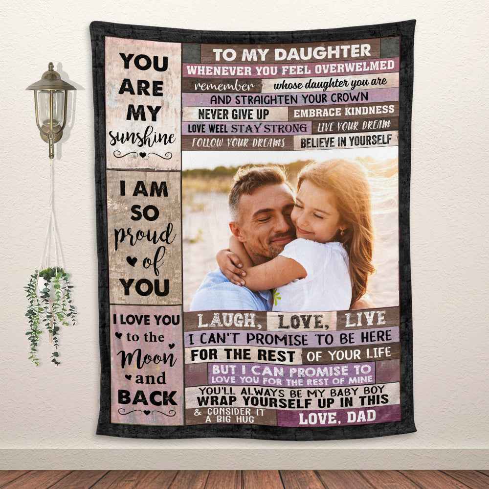 I Am So Proud Of You My Little Sunshine Blanket - Personalized Blanket