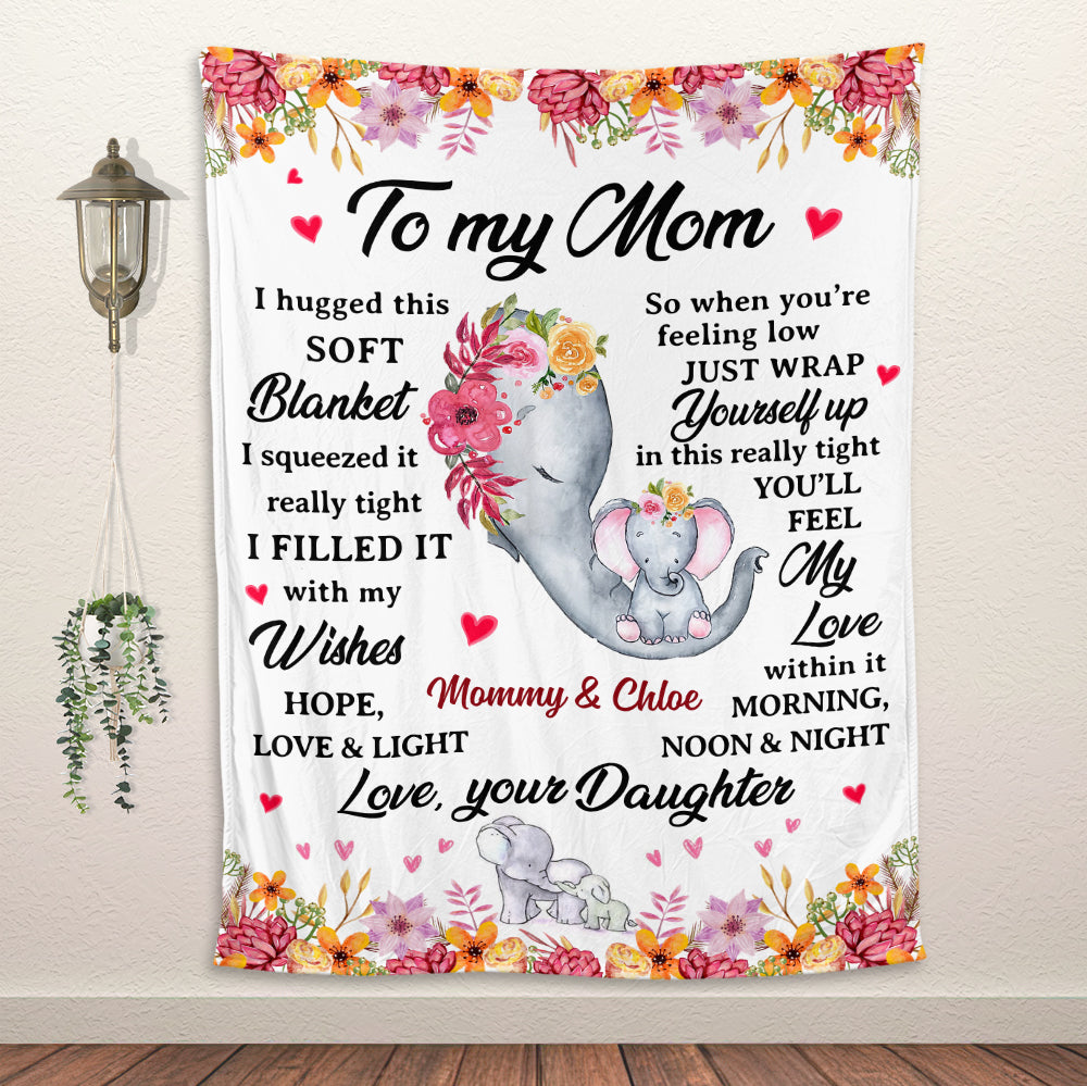 My Best Mom, Gift For Mom Blanket - Personalized Blanket