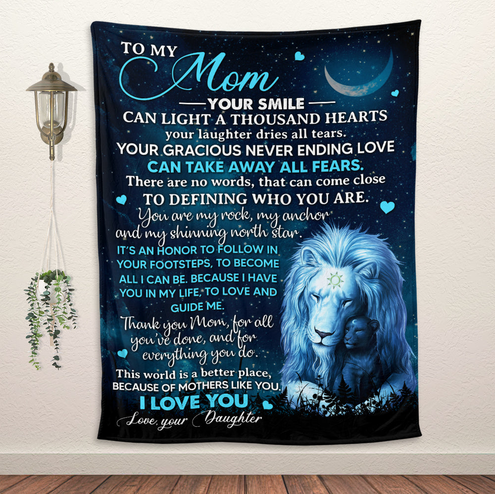 To My Mom Blanket, Gift For Mom Blanket - Personalized Blanket