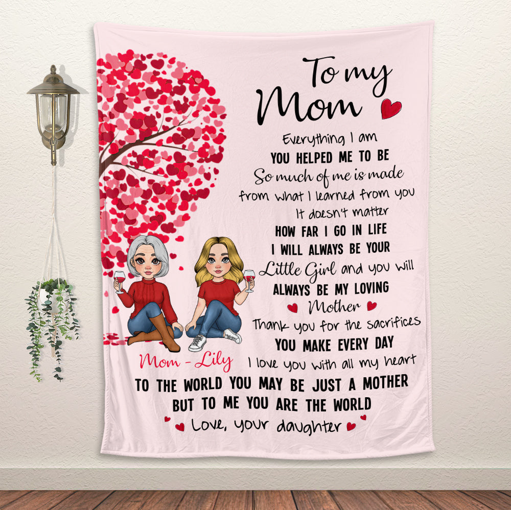 Best Mom Ever, Gift For Mom Blanket - Personalized Blanket