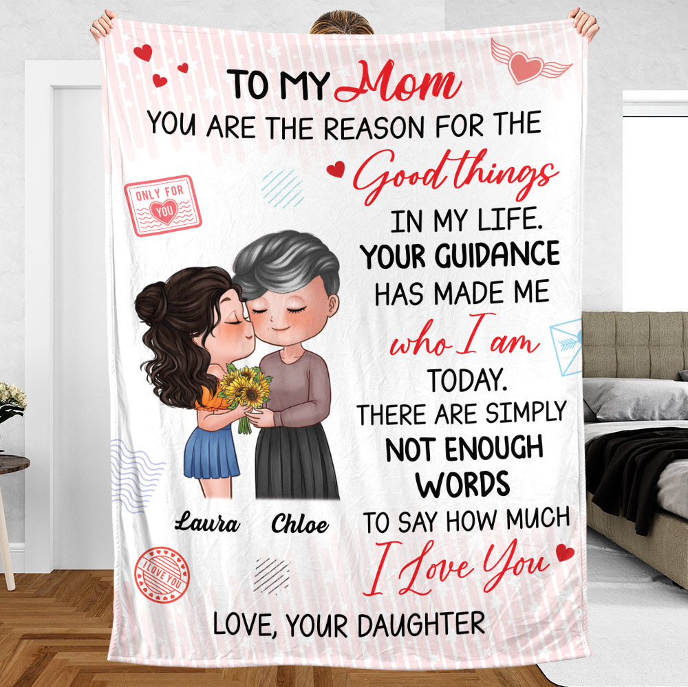 You Are The Reason - Personalized Blanket - Best Gift For Mom, For Birthday - Giftago