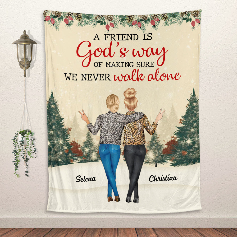 We Never Walk Alone Blanket - Personalized Blanket