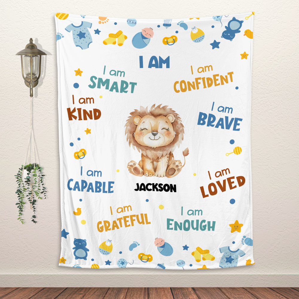 Baby Animal Blanket - Personalized Blanket