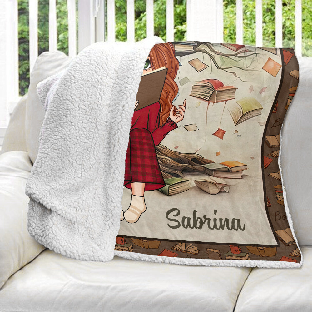 This Is My Reading Blanket - Personalized Blanket
