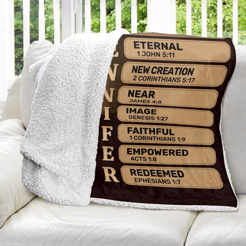 Woman Of God Blanket - Personalized Blanket