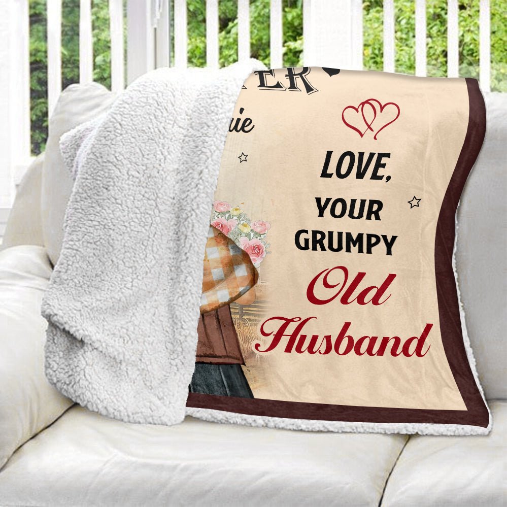 To My Wife Blanket - Personalized Blanket