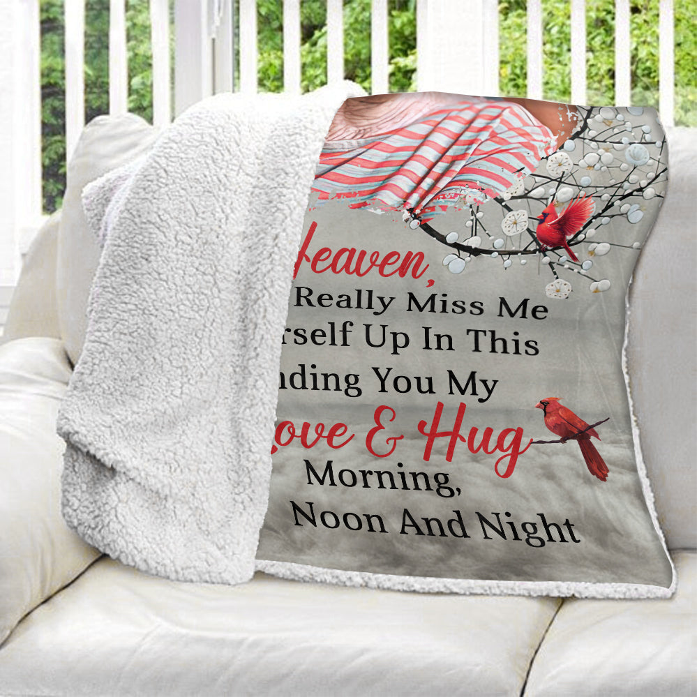 I'm Sending You My Love And Hug Blanket - Personalized Blanket