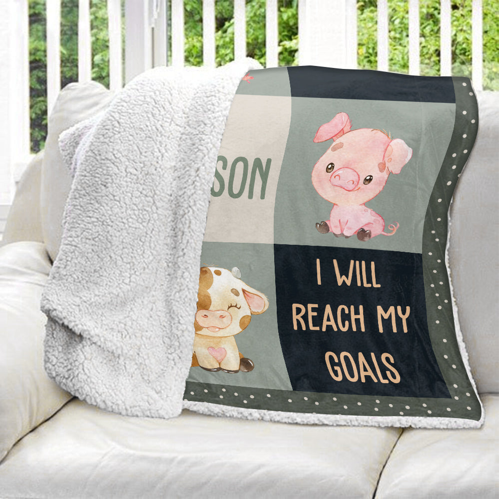 Positive Affirmation Blanket - Personalized Blanket