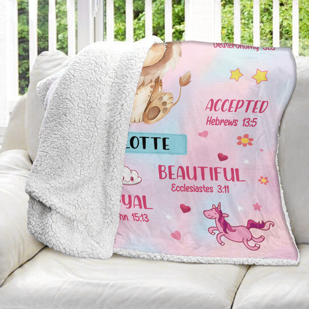 God Says I Am Blanket - Personalized Blanket