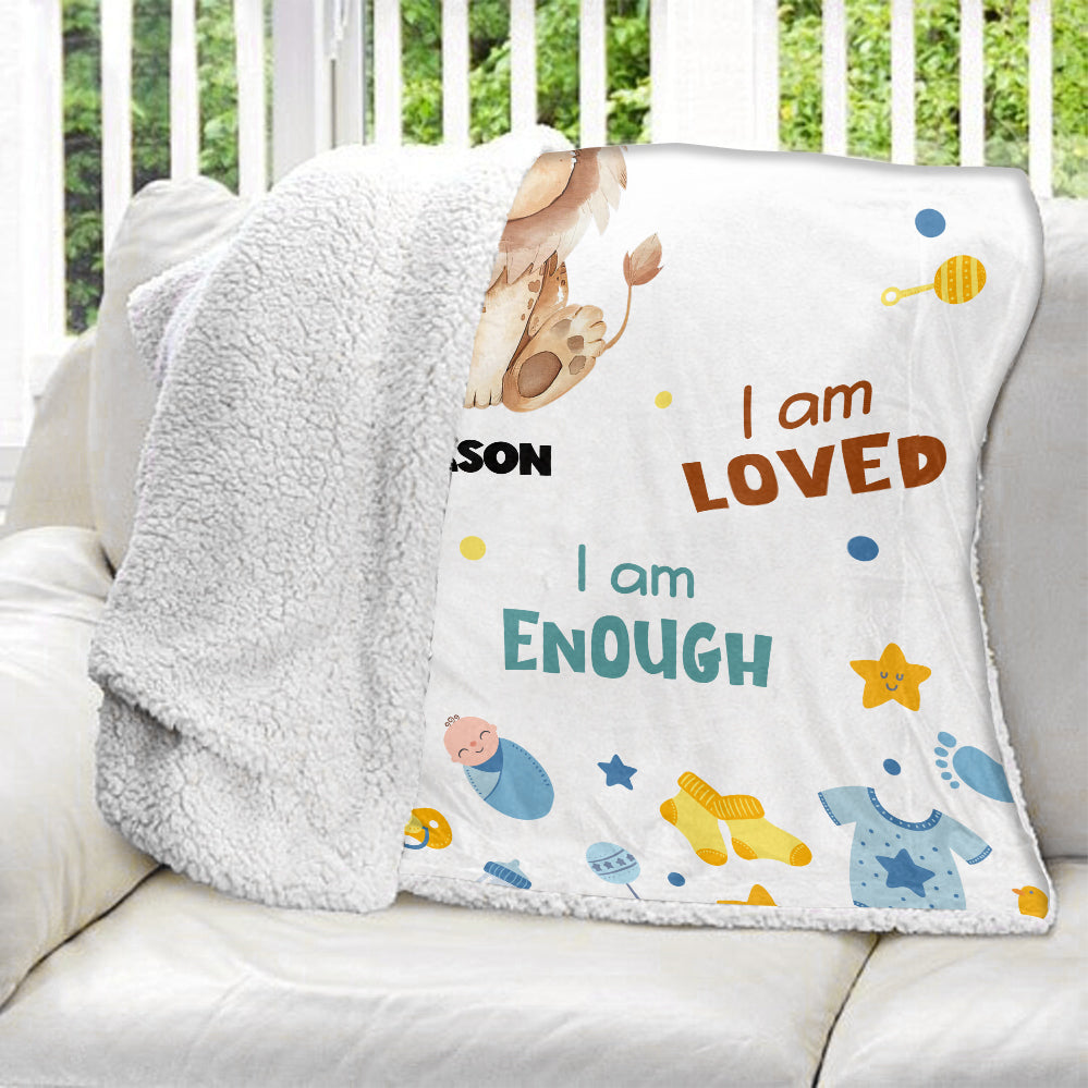 Baby Animal Blanket - Personalized Blanket