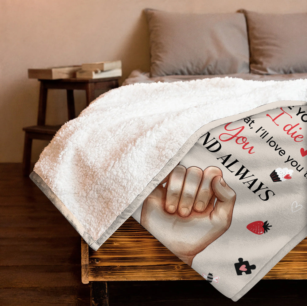 The Day I Met You Blanket - Personalized Blanket